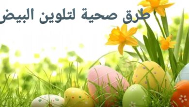 طرق صحية وآمنة لتلوين البيض